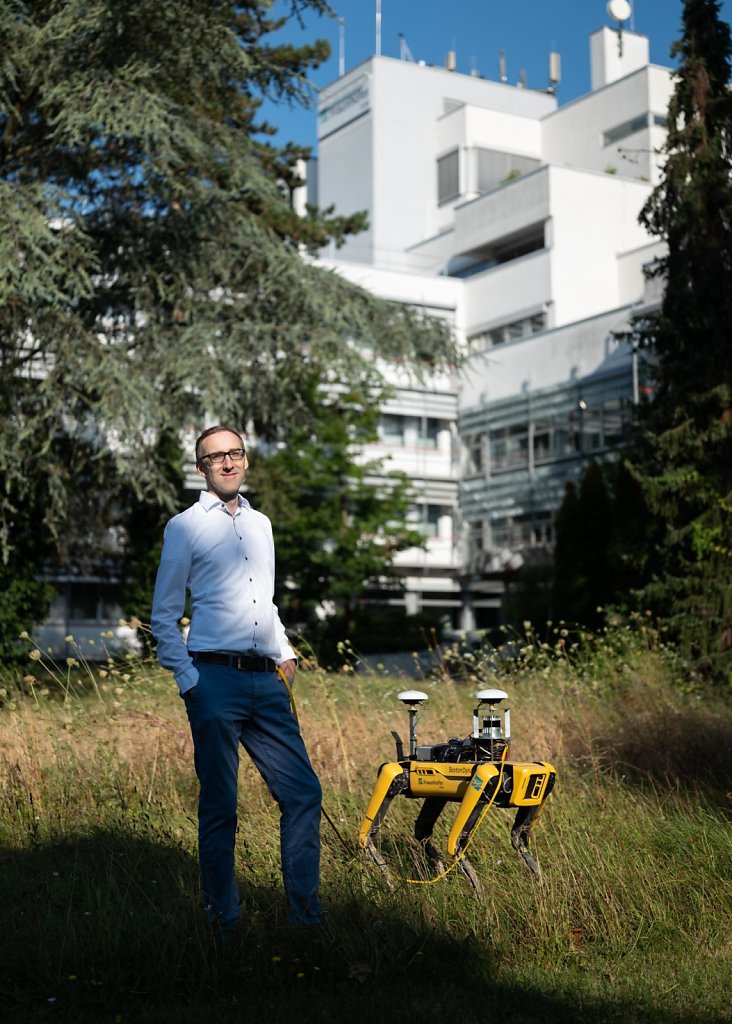 Janko Petereit, Wissenschaftler am IOSB Karlsruhe, KI Robotik, für Fraunhofer